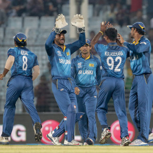 Sri Lanka Team Celebrating - World T20 2014